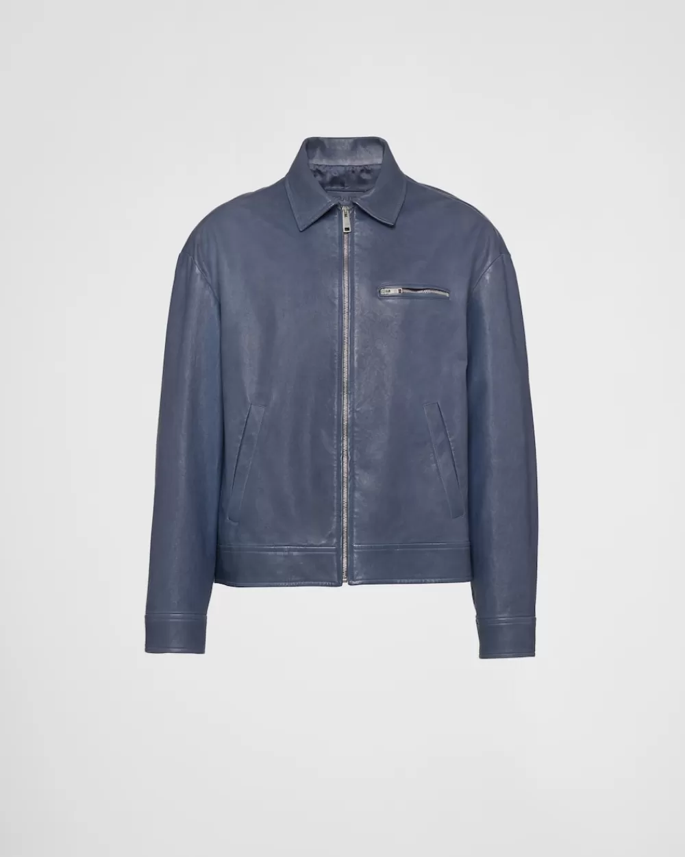 Uomo Prada Blouson In Nappa Con Zip