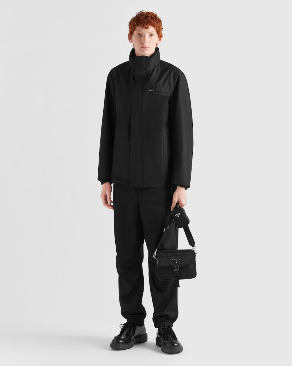 Uomo Prada Blouson In Tela Tecnica