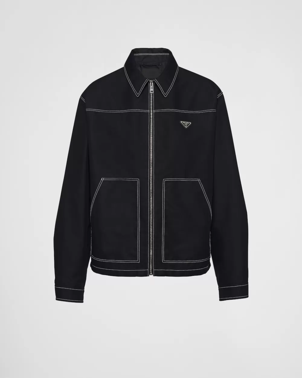 Uomo Prada Blouson In Tessuto Tecnico