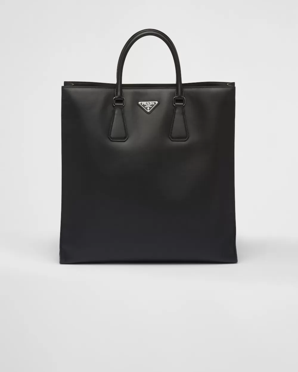 Uomo Prada Borsa Shopping In Pelle Con Tracolla