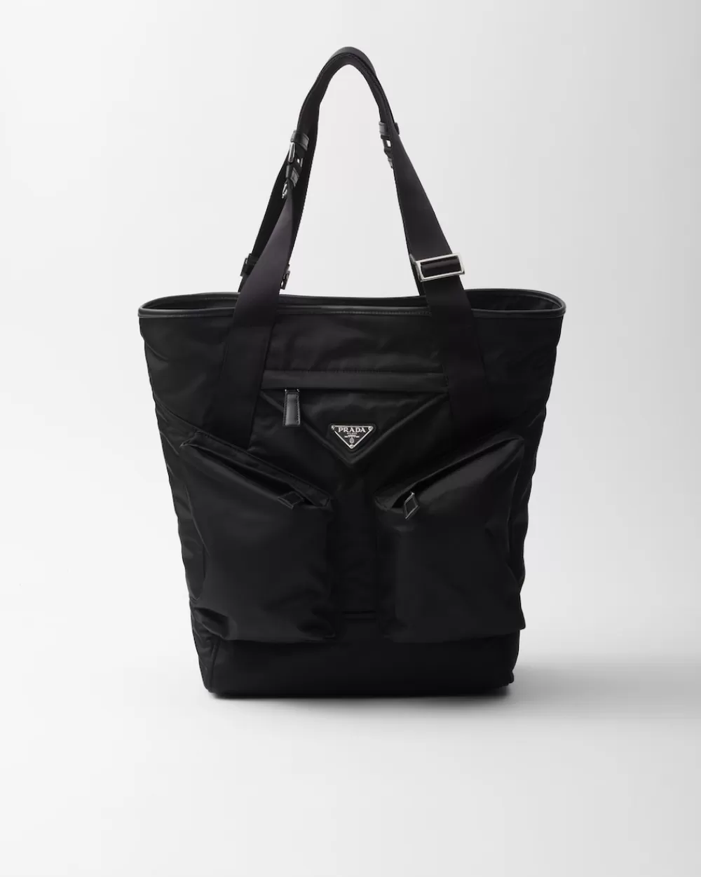 Uomo Prada Borsa Shopping In Re-nylon E Pelle