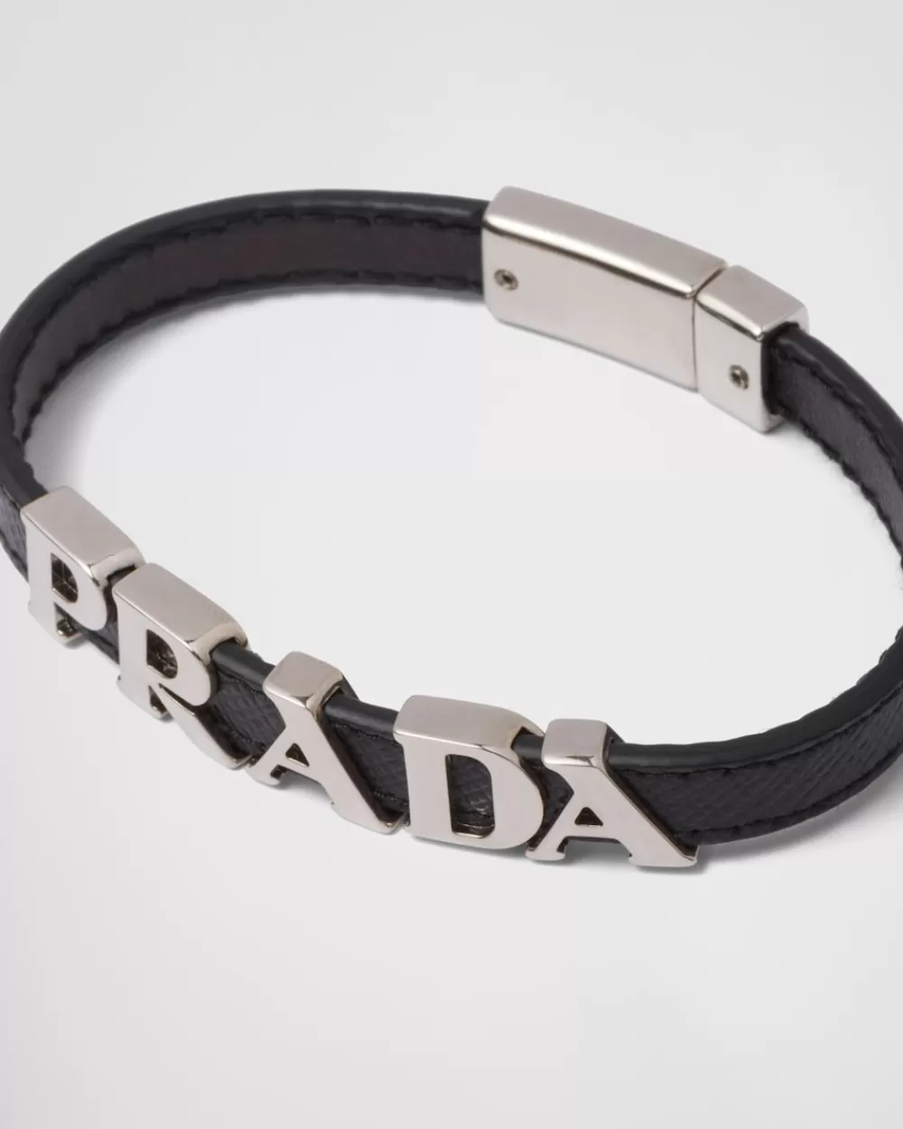 Uomo Prada Bracciale In Saffiano