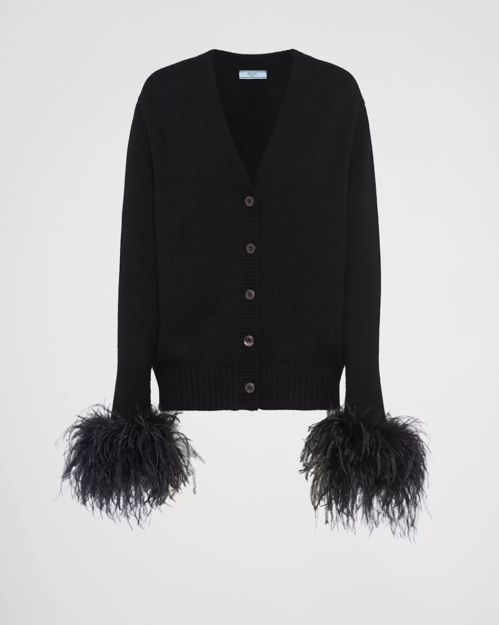 Donna Prada Cardigan In Cashmere