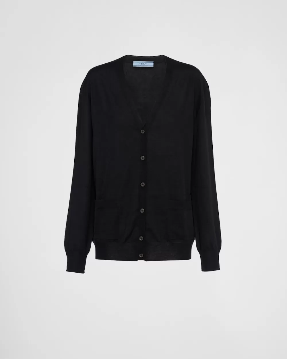 Donna Prada Cardigan In Lana Cashmere