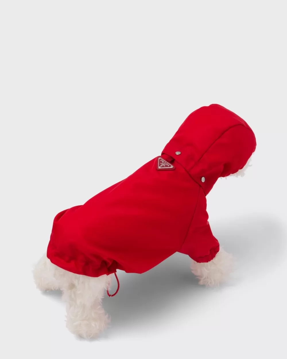 Donna/Uomo Prada Impermeabile Per Cani Con Cappuccio In Re-nylon