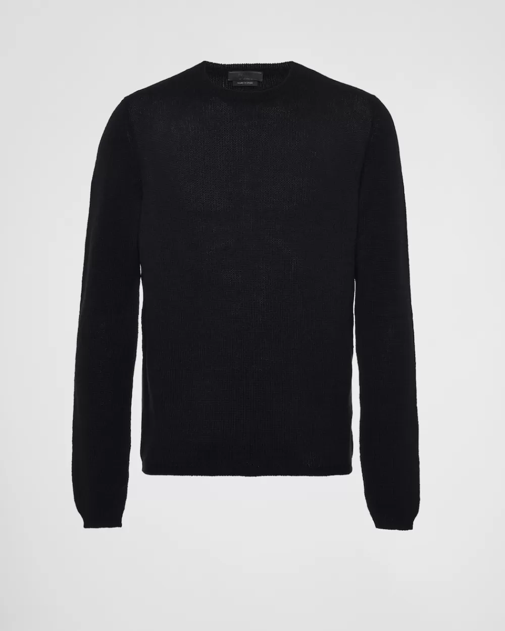 Uomo Prada Maglia Girocollo In Cashmere