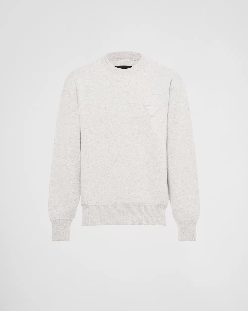 Uomo Prada Maglia Girocollo In Cashmere