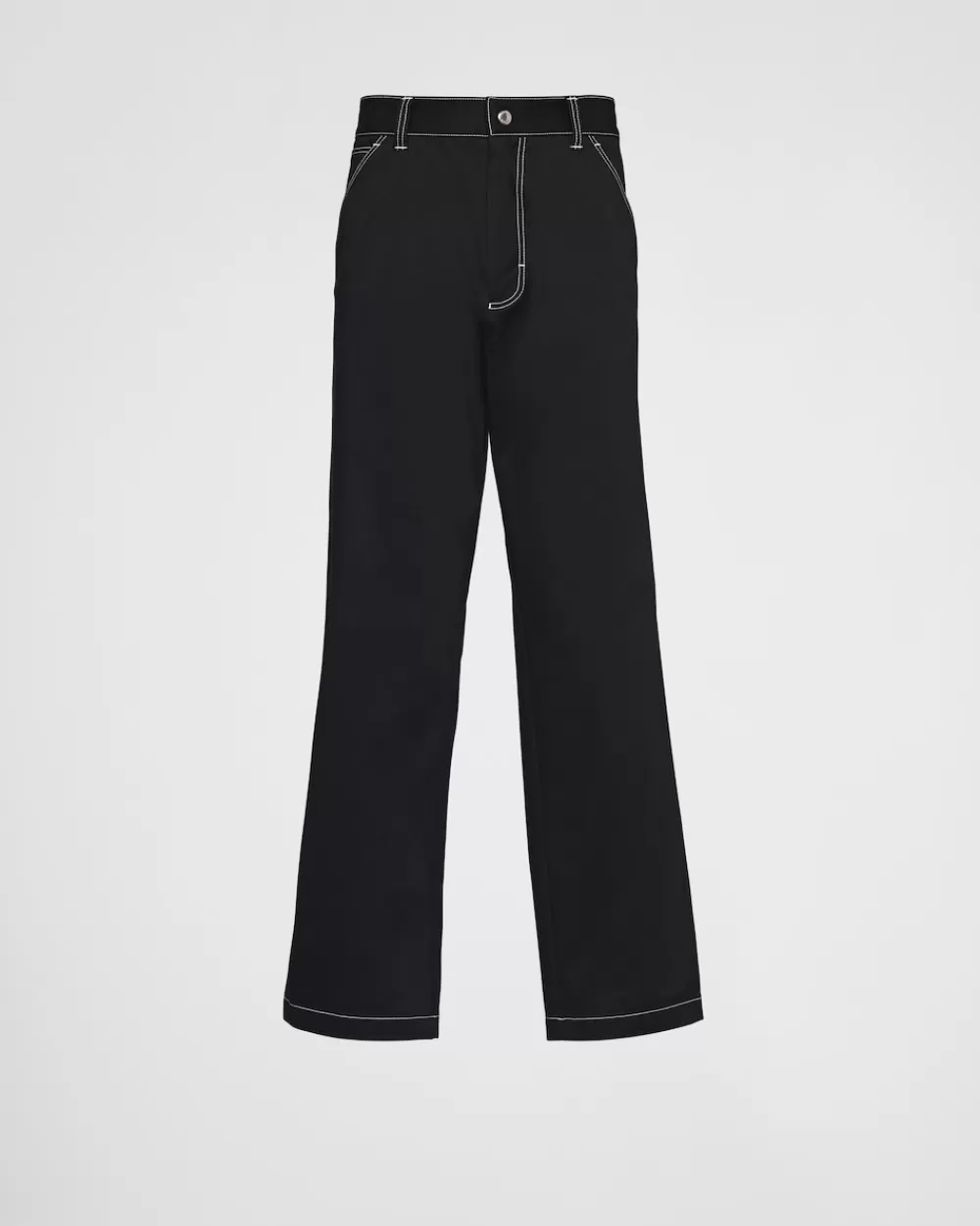 Uomo Prada Pantaloni In Cotone Stretch