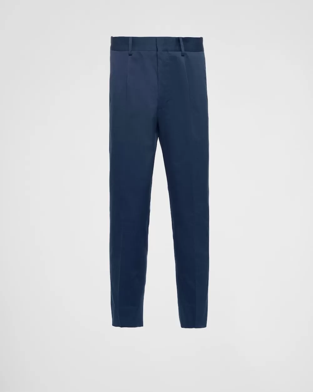 Uomo Prada Pantaloni In Gabardine Di Cotone