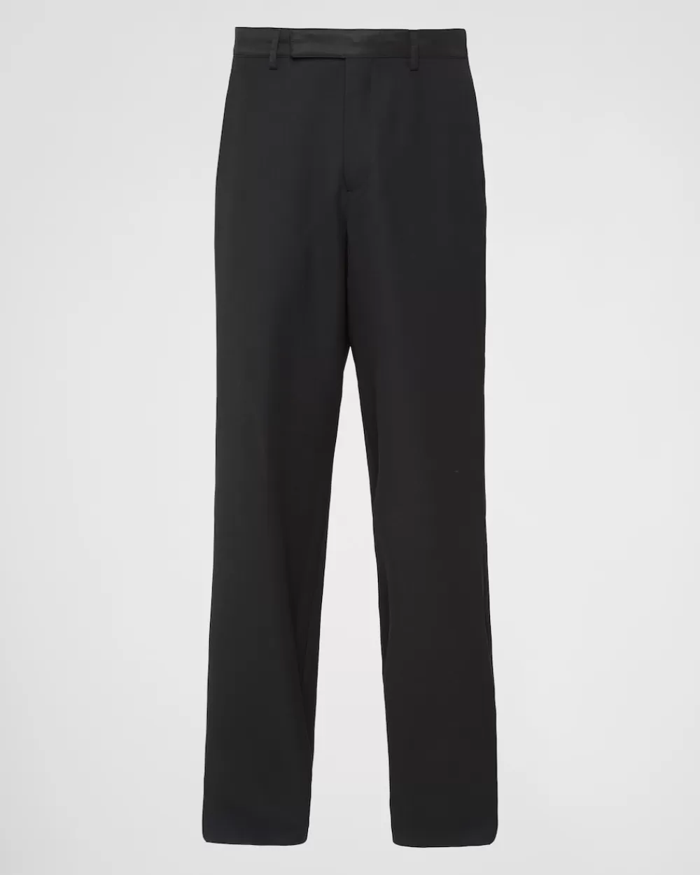 Uomo Prada Pantaloni In Gabardine Lana