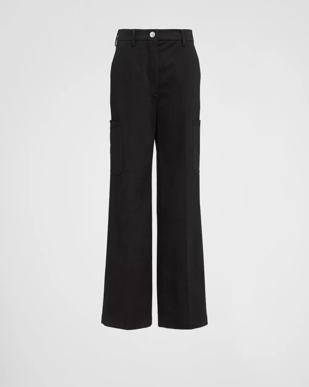 Donna Prada Pantaloni In Gabardine Stretch