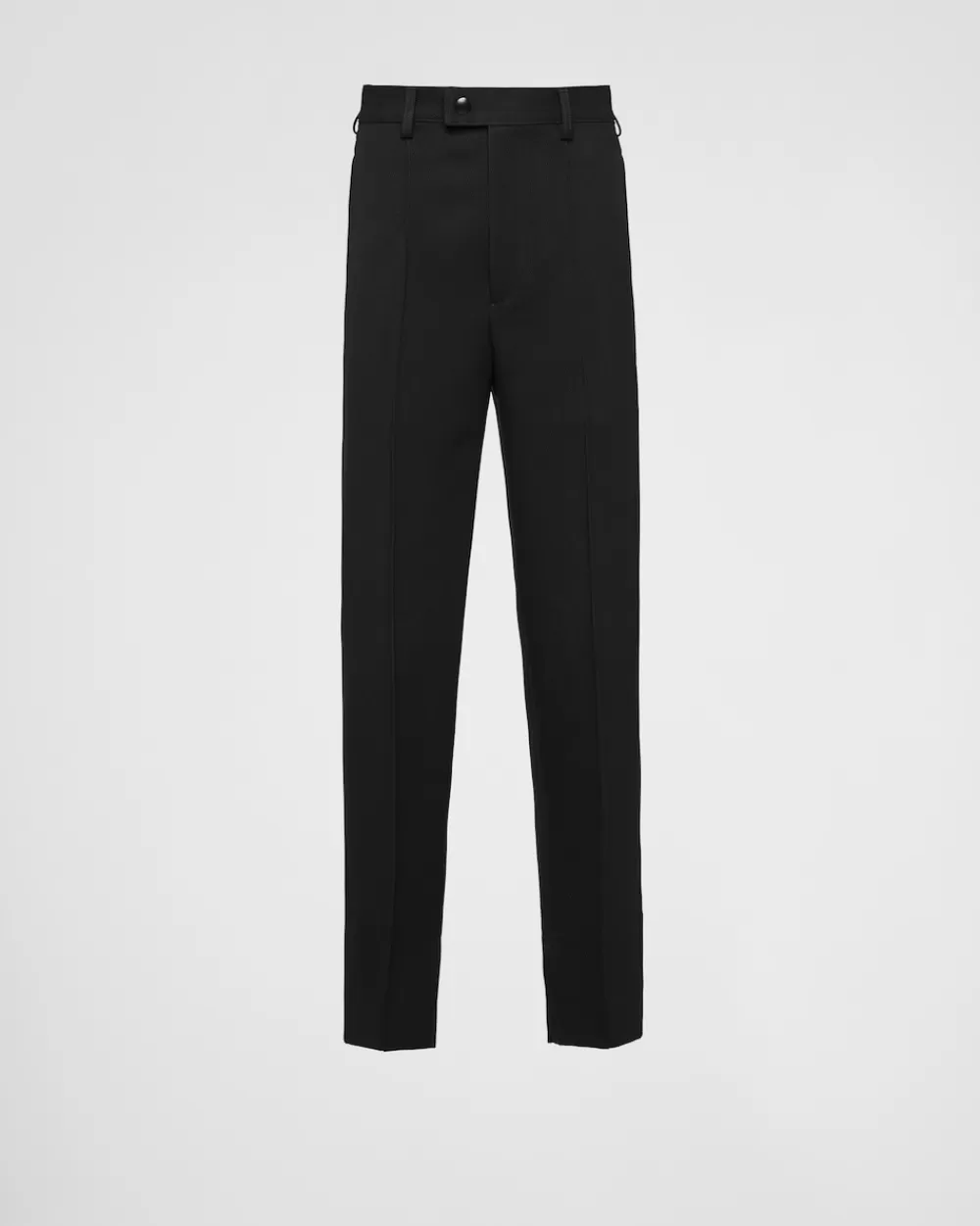 Uomo Prada Pantaloni In Gabardine Tecnico