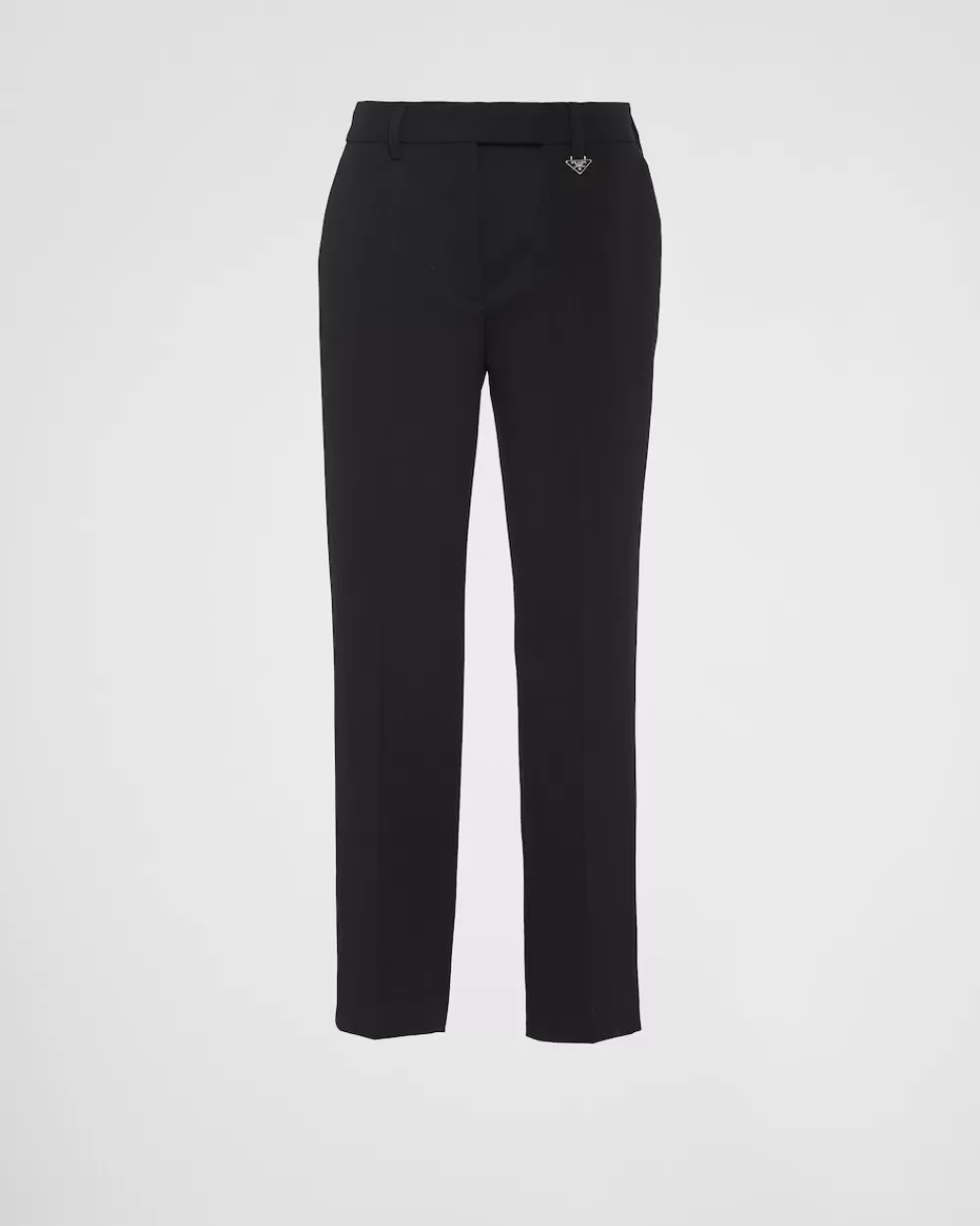 Donna Prada Pantaloni In Grain De Poudre