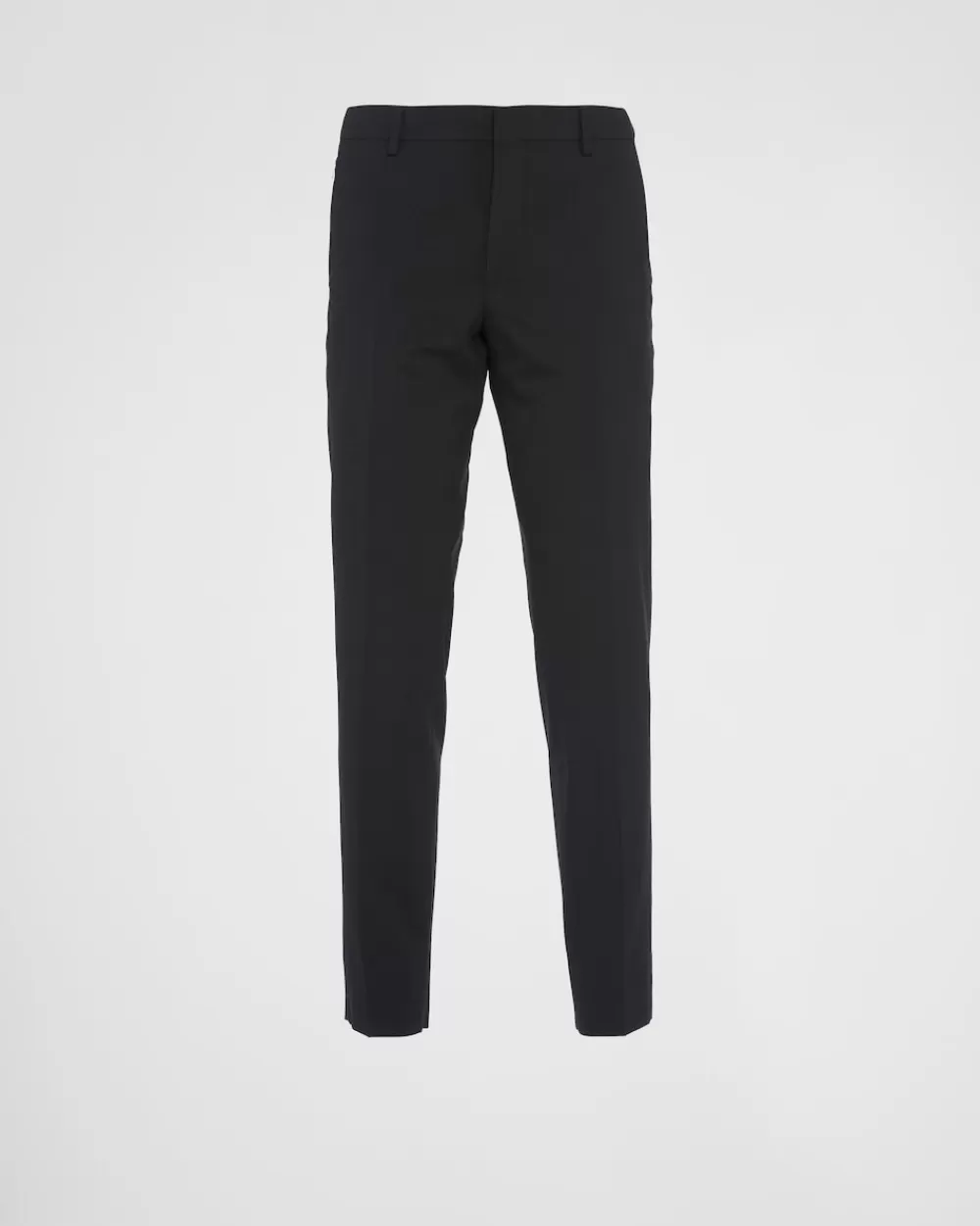 Uomo Prada Pantaloni In Lana Leggera Stretch