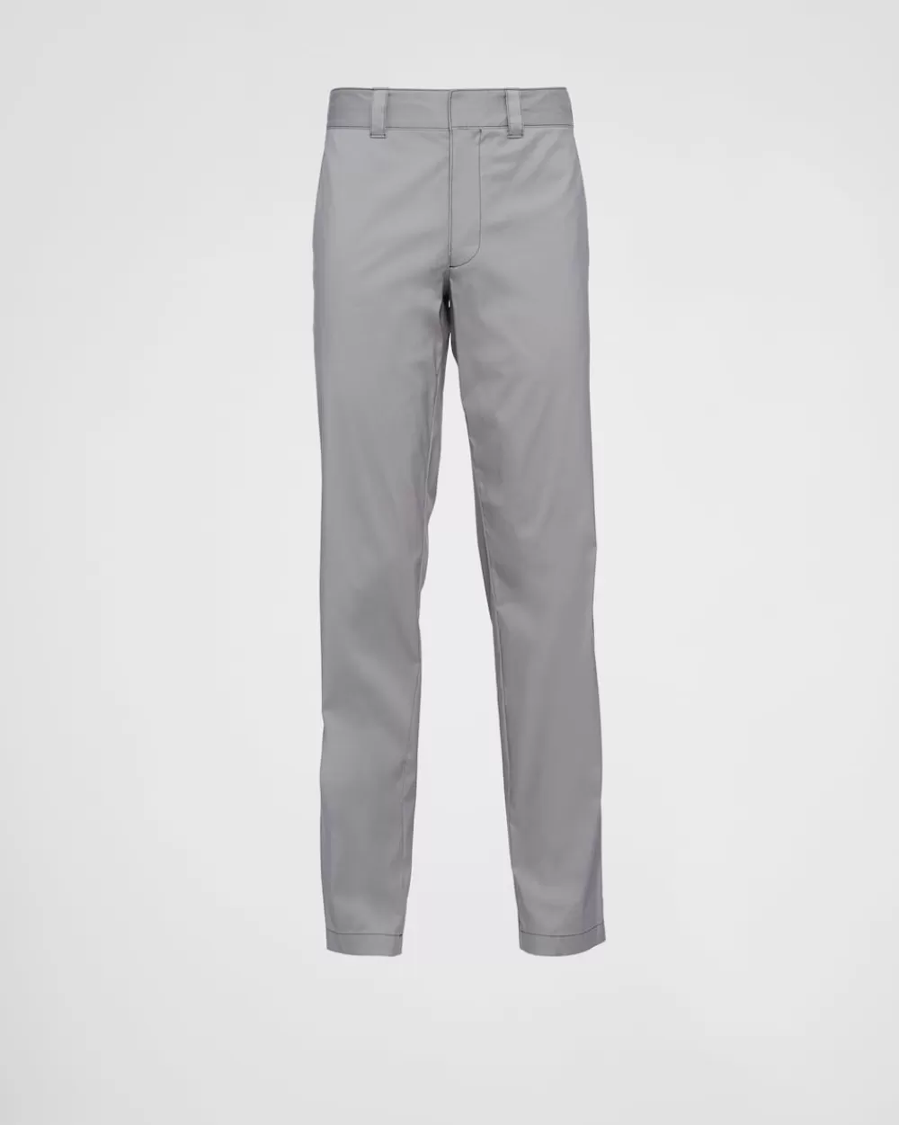 Uomo Prada Pantaloni In Popeline Stretch