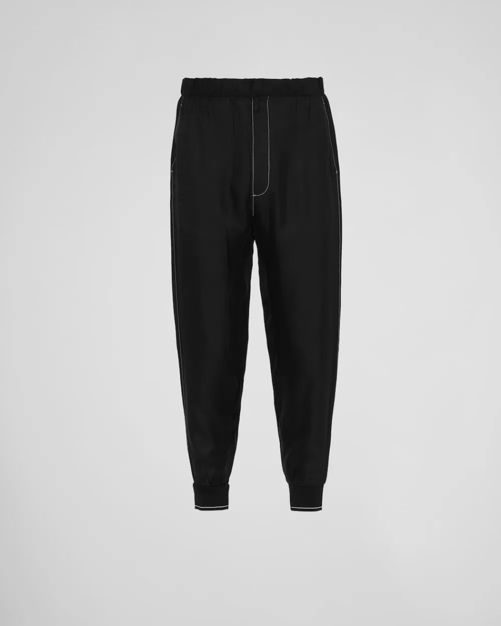 Uomo Prada Pantaloni In Seta