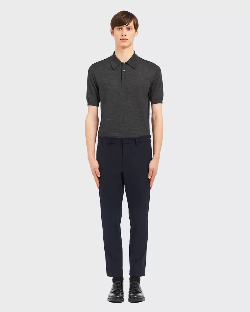 Uomo Prada Pantaloni In Tecno Stretch Light