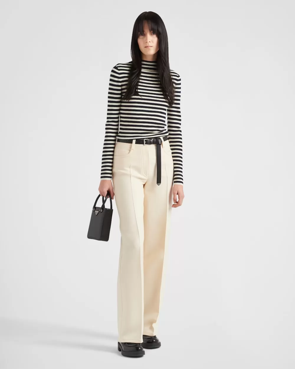 Donna Prada Pantaloni In Tricotina