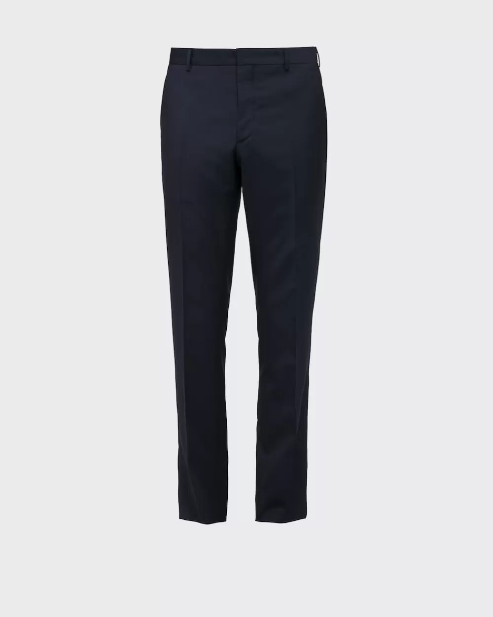 Uomo Prada Pantaloni Slim In Lana