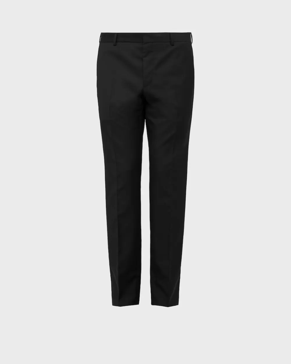 Uomo Prada Pantaloni Slim In Lana