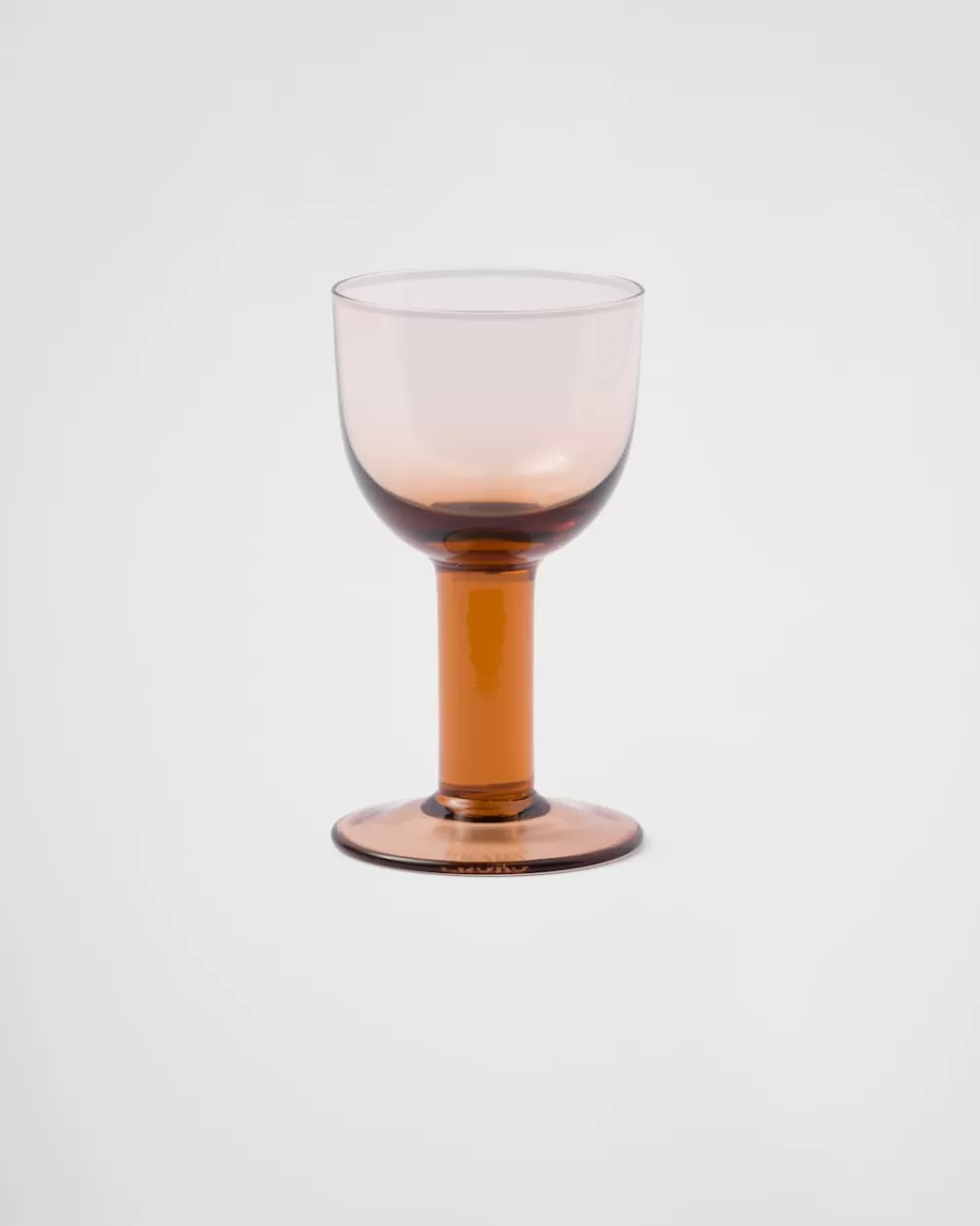 Prada Set Di Due Bicchieri Da Vino Bianco In Cristallo - Plinth