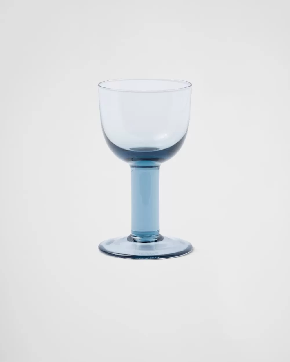 Prada Set Di Due Bicchieri Da Vino Bianco In Cristallo - Plinth