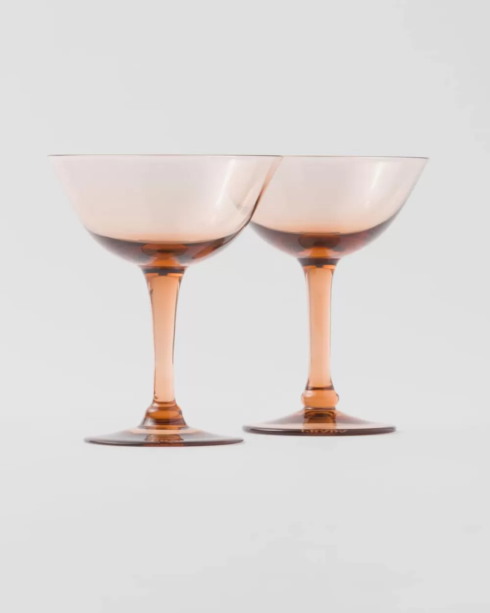 Prada Set Di Due Coppe Da Champagne In Cristallo - New York