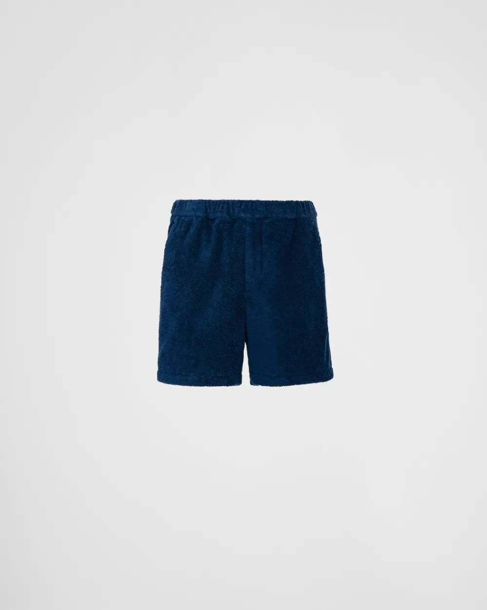 Uomo Prada Shorts In Spugna Di Cotone