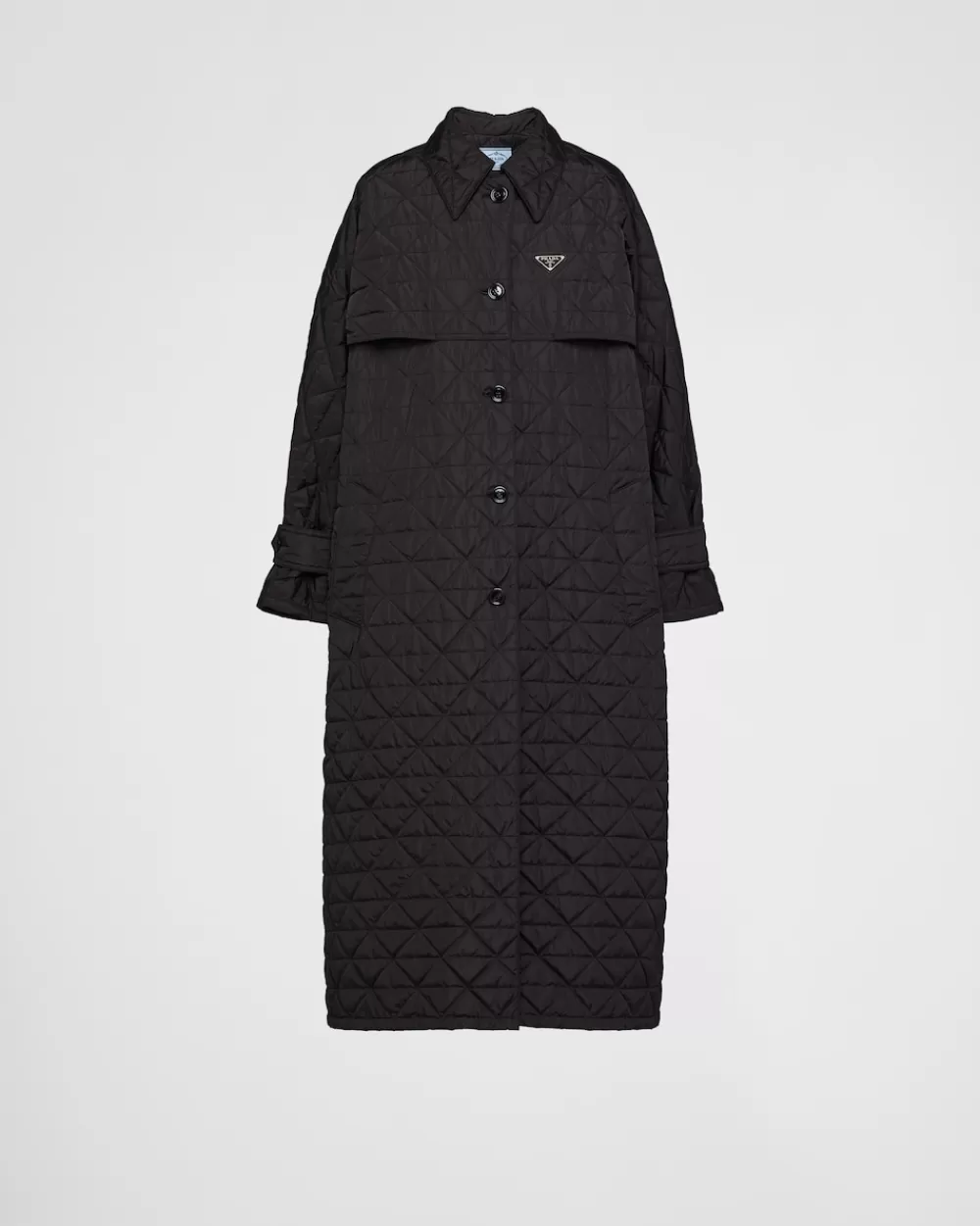 Donna Prada Trench In Re-nylon Leggero