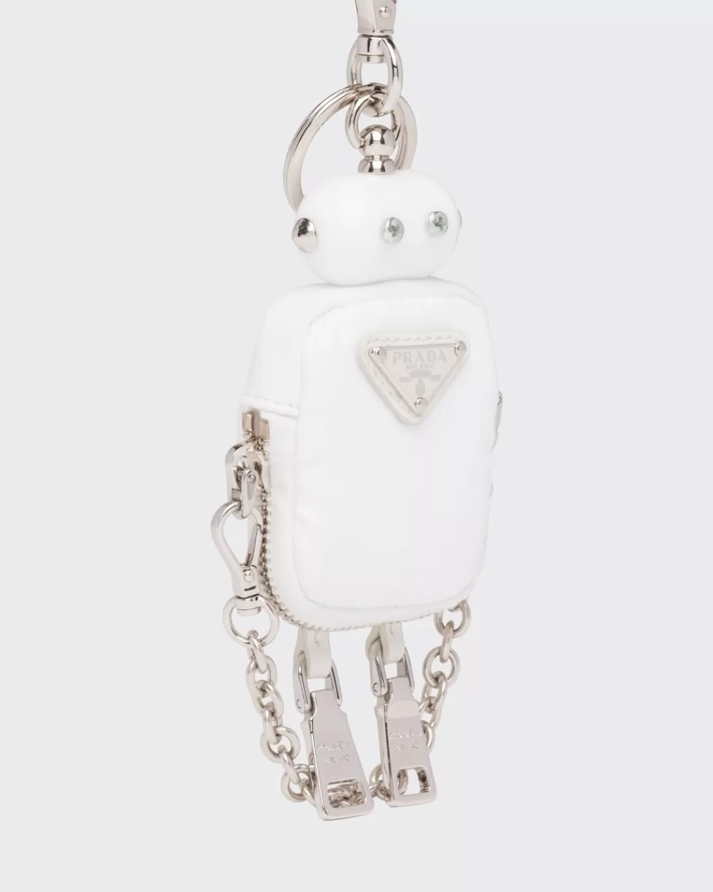 Donna Prada Trick Portachiavi Robot In Re-nylon